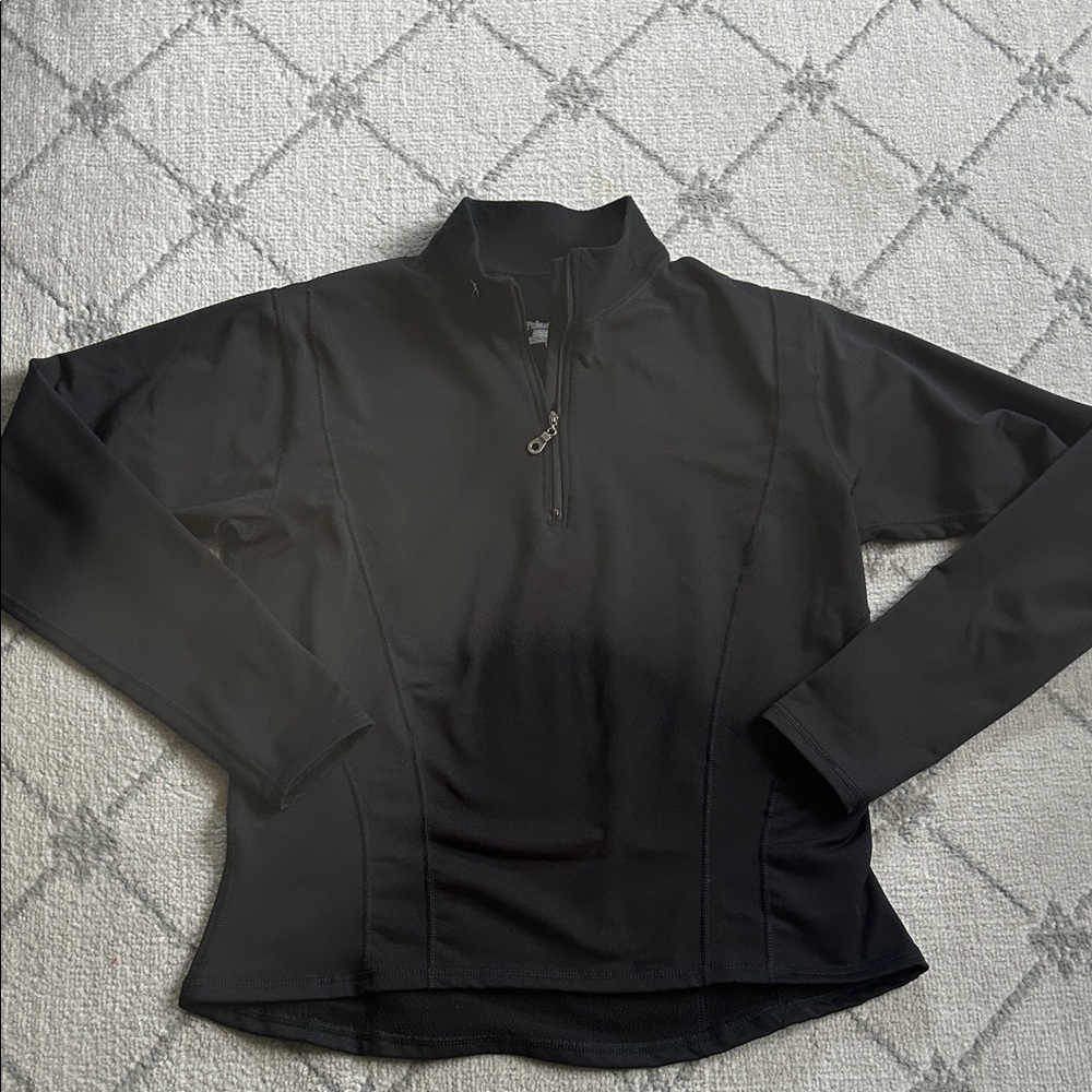 PolarMAX Black Fleece T Zip Base Layer